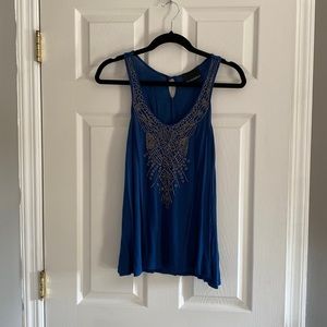 Beaded tank top